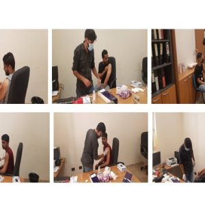 Continuation of the vaccination campaign at several colleges of Omar Al-Mukhtar University