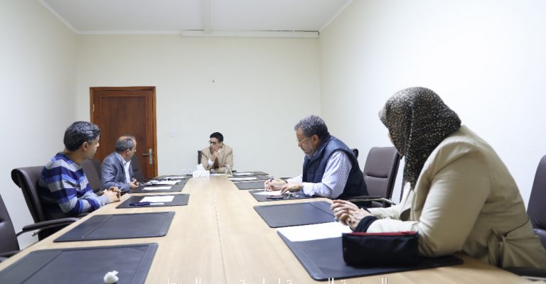 اجتماع السادة رؤساء هيئات التحرير للمجلات العلمية بجامعة عمر المختار.
