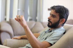 مناقشة رسالة ماجستير بكلية الزراعة.