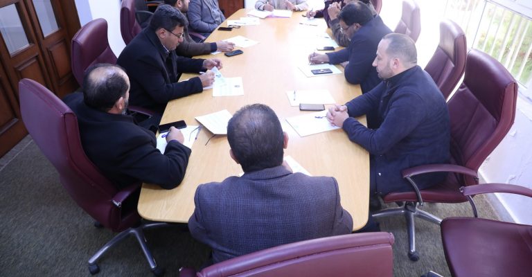 اجتماع مجلس كلية الاقتصاد جامعة عمر المختار.